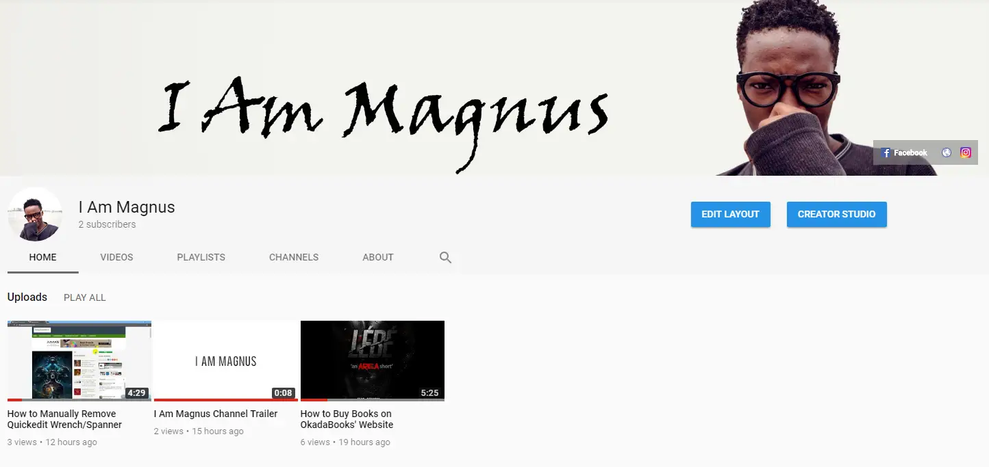 I Am Magnus on Youtube