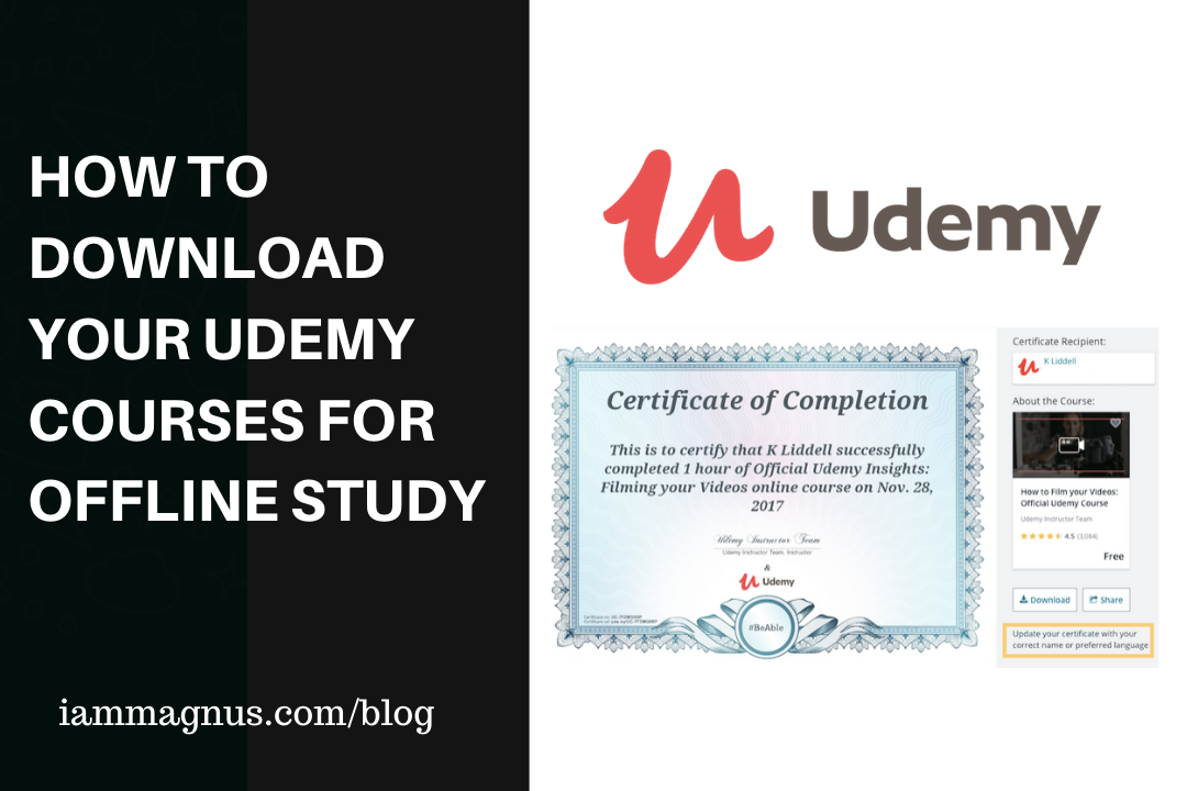 How to Download Your Udemy Courses for Offline Study