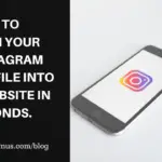 Turn Instagram Profile to Website iammagnus