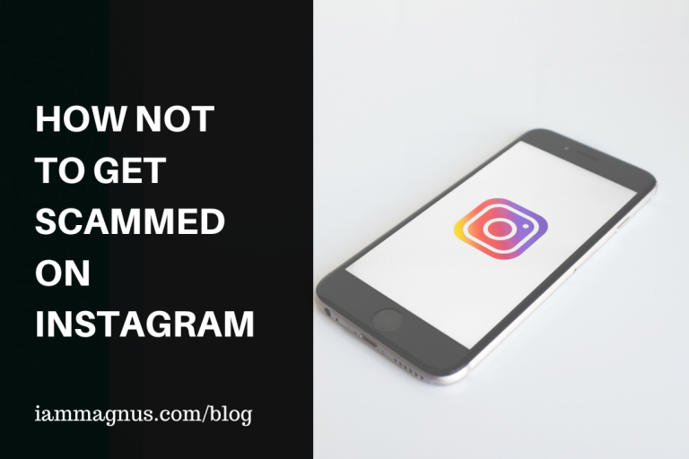 How not to get Scammed on Instagram