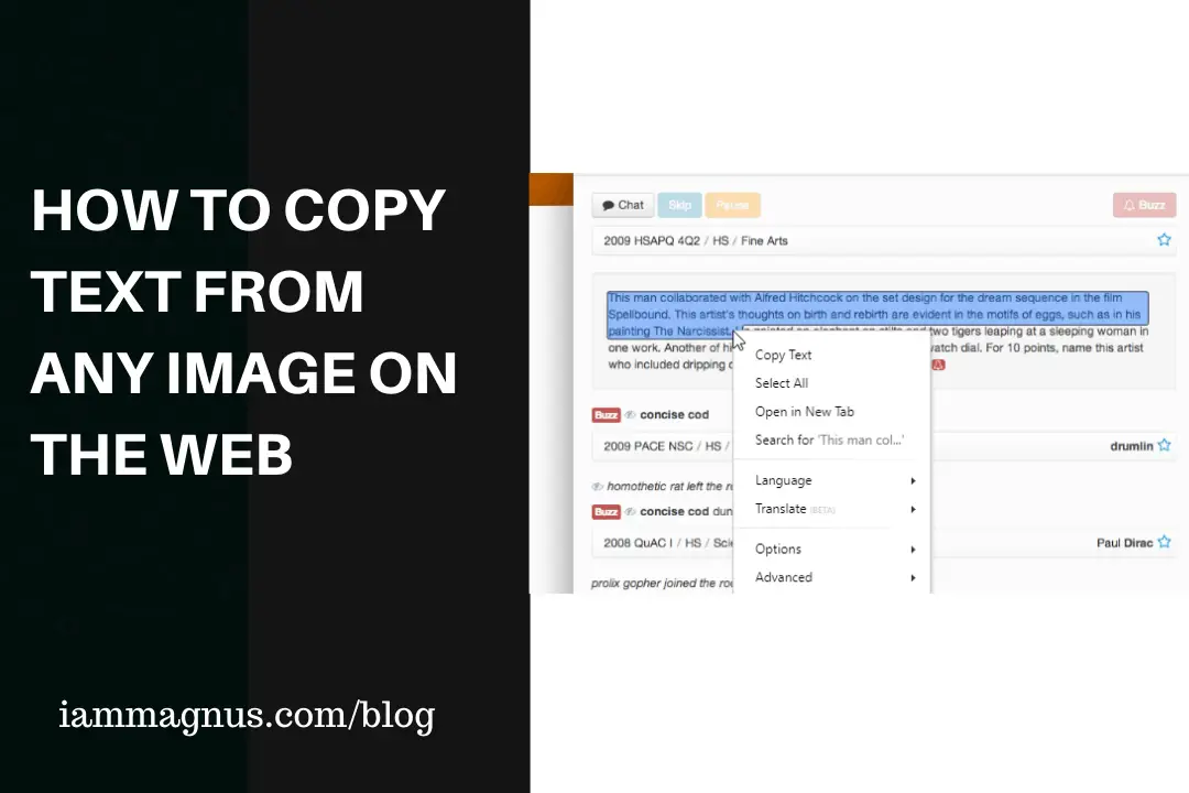 How To Copy Text From Any Image On The Web