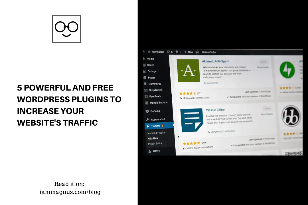 5 Powerful And Free WordPress Plugins to Increase Your Website’s Traffic