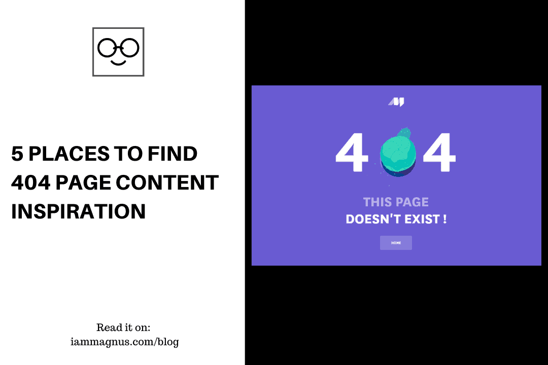 5 Places to Find 404 Page Content Inspiration