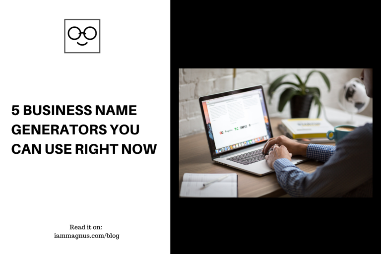 5 Free Business Name Generators To Use Right Now