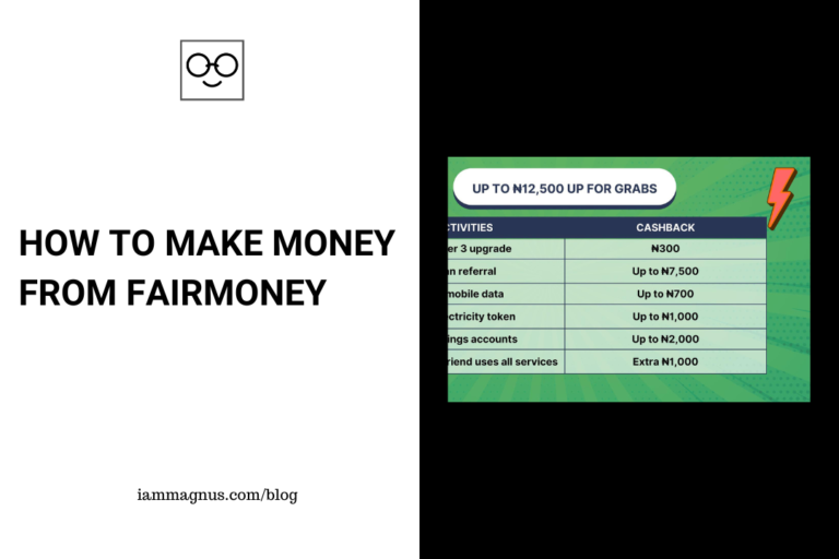 How to Make Money From Fairmoney